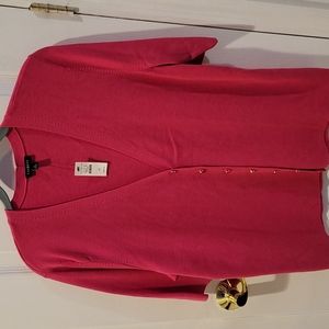 Blouse Short Sleeve, Open Front with bottom